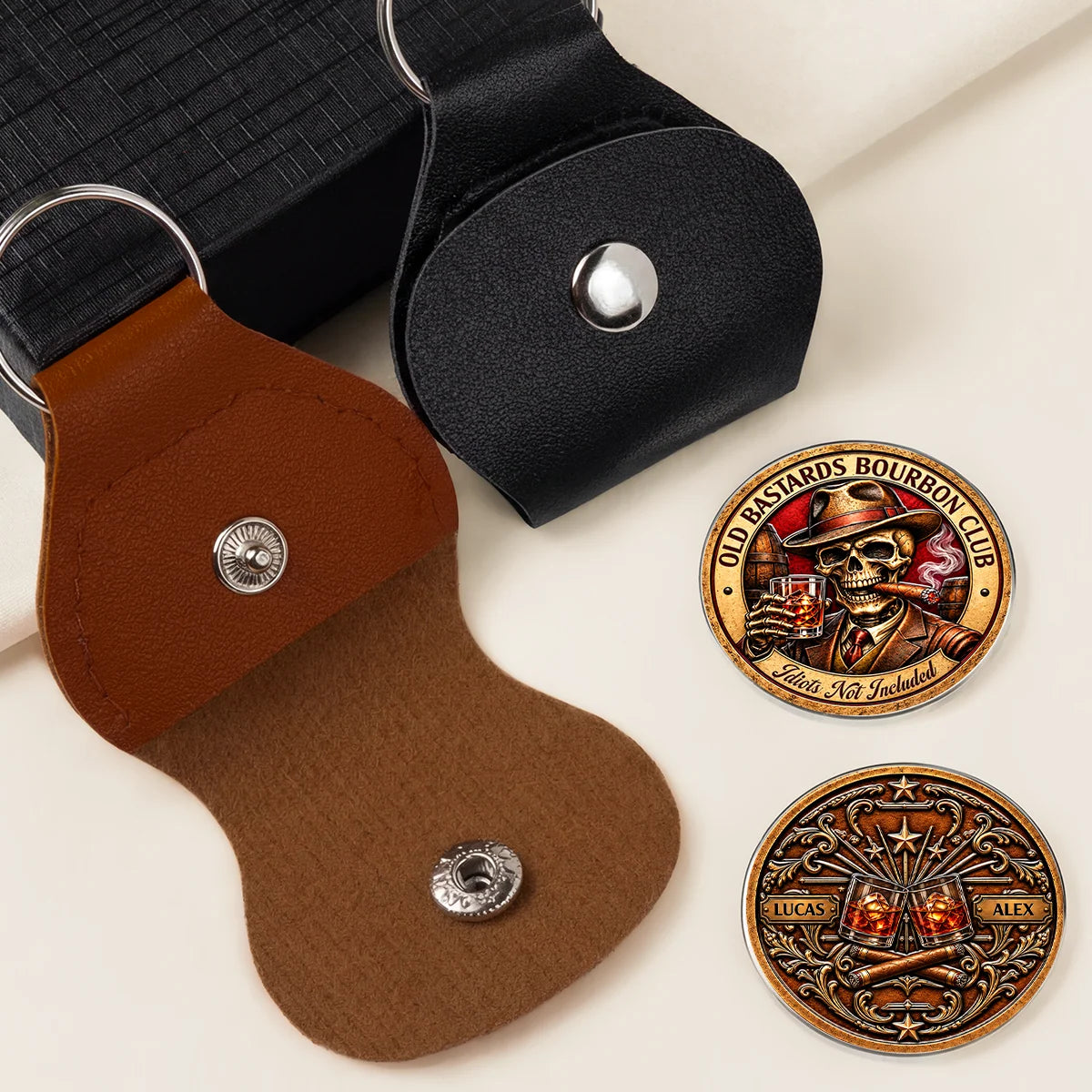 Old Bastards Bourbon Club Personalized Pocket Hug - Custom Gift for Friends