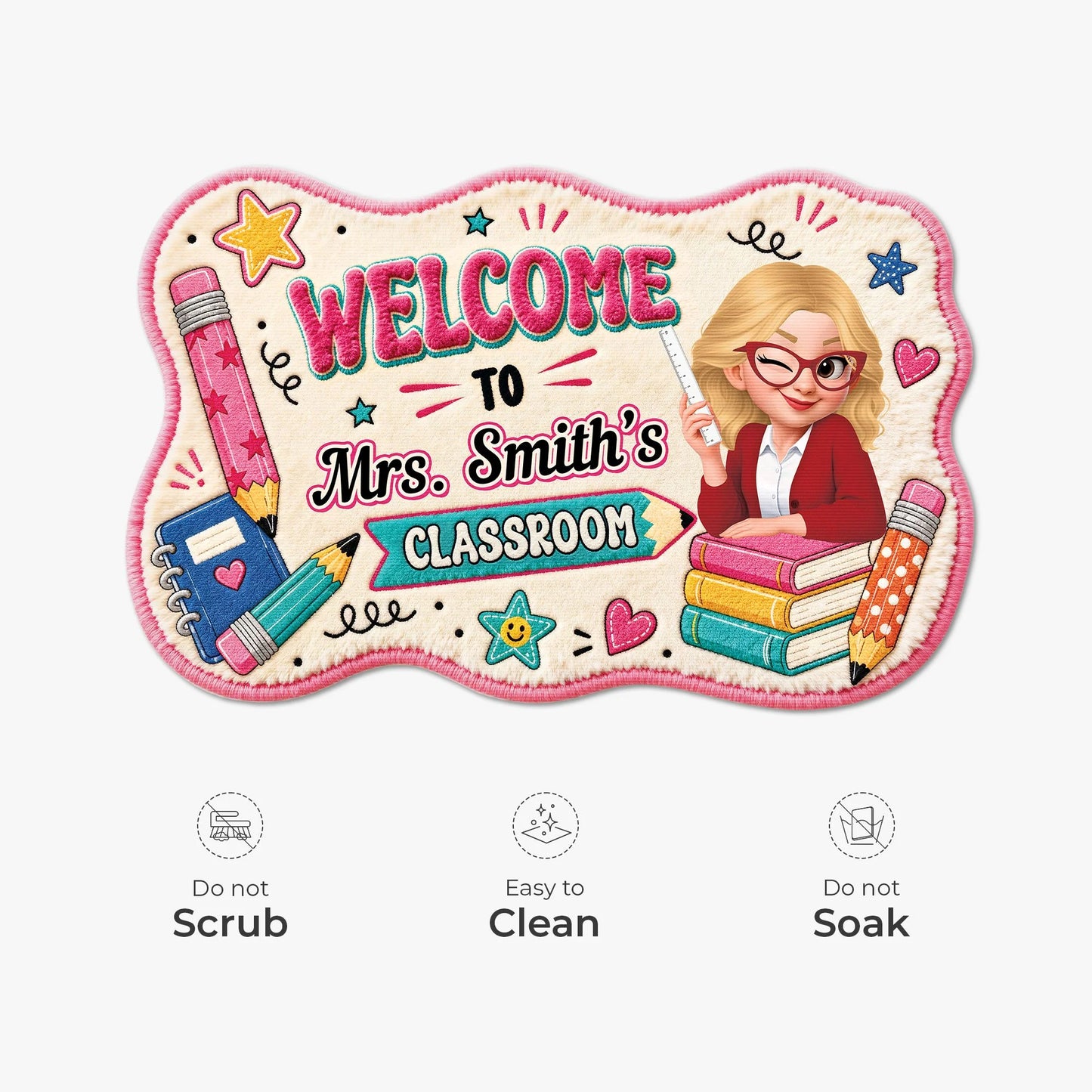 Doormat gift-ready design for Teacher