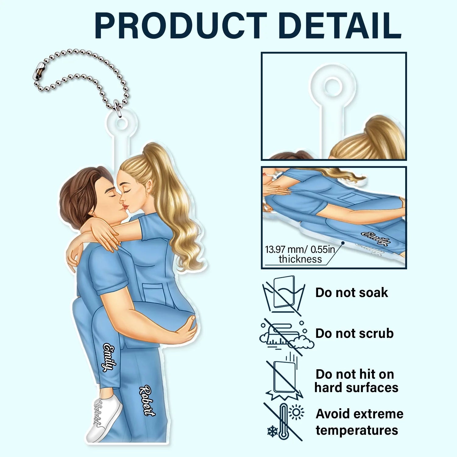 Car Hanger gift-ready design for Couples