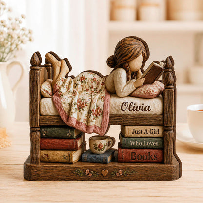 Personalized Book Lover Gift personalization view for Daughter/Granddaughter