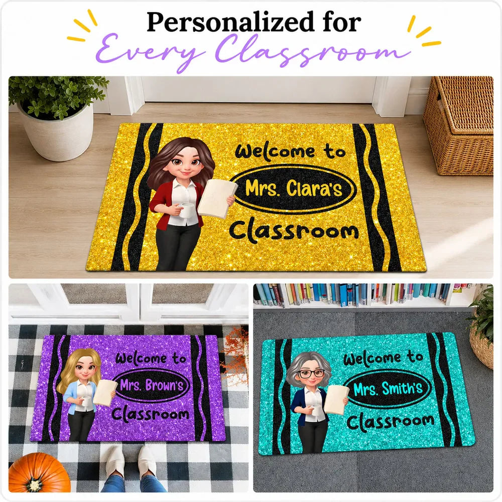 Doormat gift-ready design for Teacher