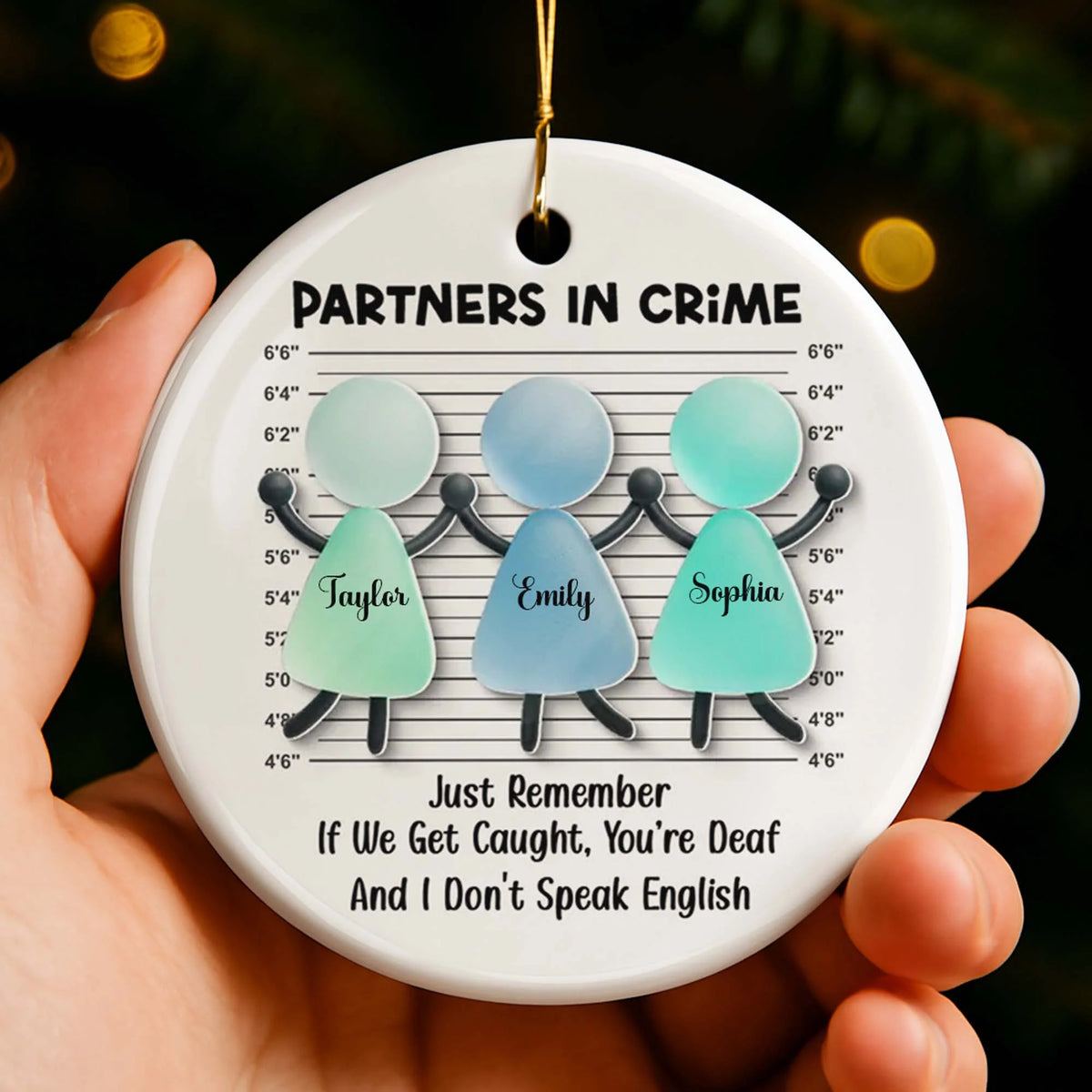 Partners In Crime, Remember If We Get Caught, Mugshot Figures