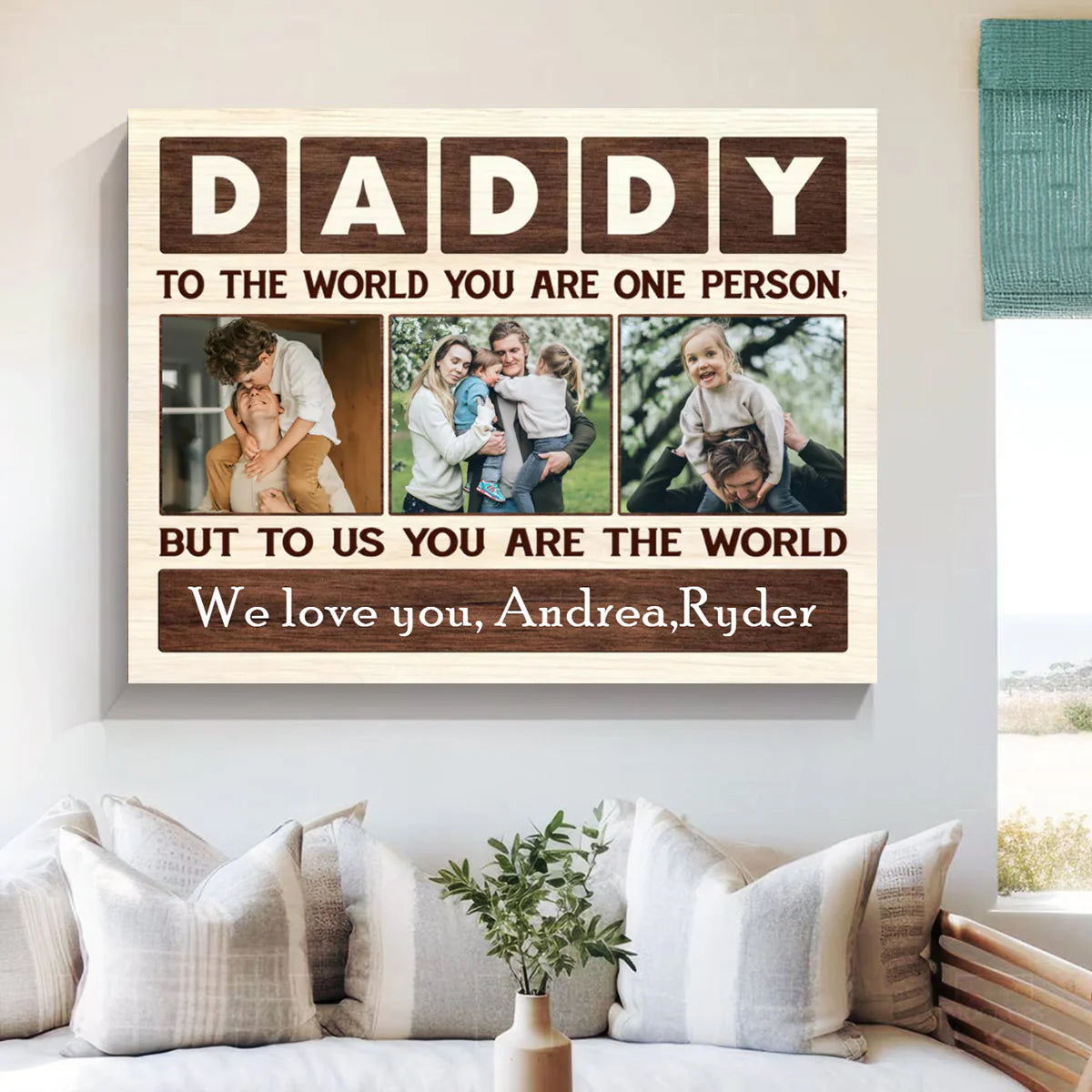Canvas / Poster gift-ready design for Dad