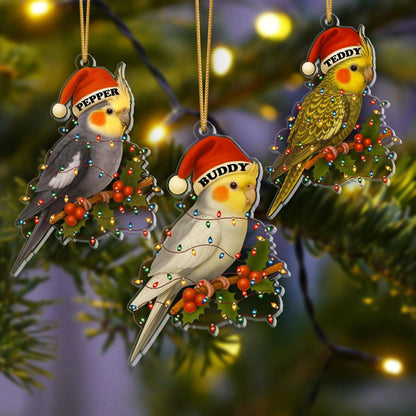 Personalized Cockatiel Ornament 2026: Custom Parrot Christmas Decor 188cd1d9-2d4f-4134-a0a8-048338da6b0c-1-1.jpg