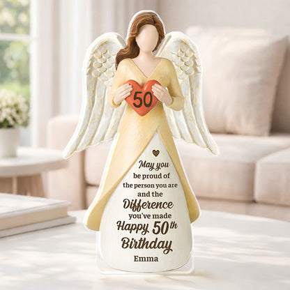 Personalized Birthday Acrylic Plaque for Mom with personalized design details for meaningful gifting