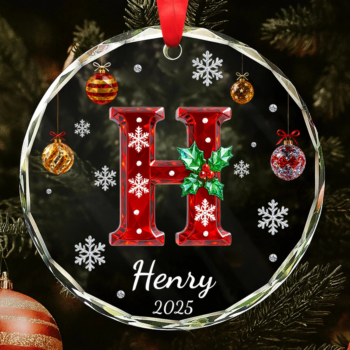 Celebrate A Special Holiday Season With Festive Holly And Snowflakes