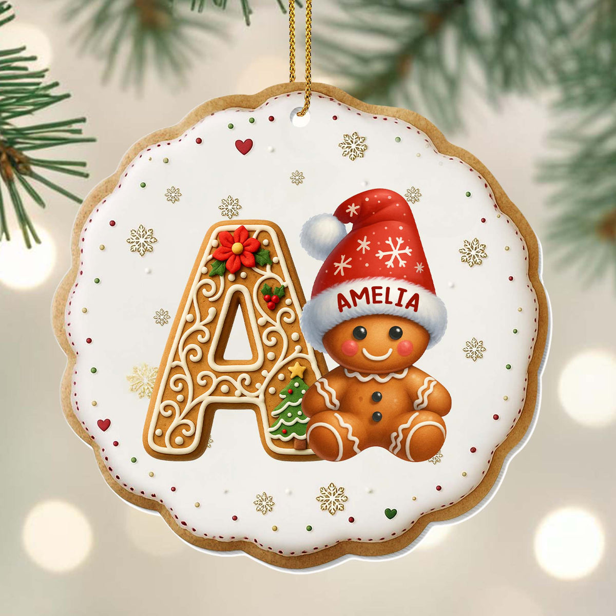 Capture Sweet Memories With Gingerbread and Christmas Hat