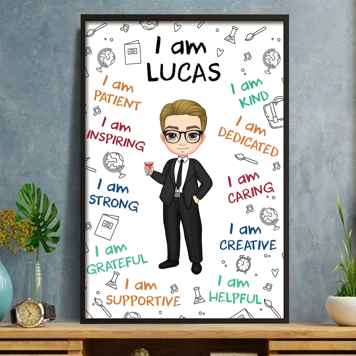 I Am Patient, Inspiring, Strong, Creative Poster