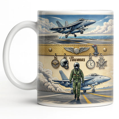Customizable Military Pilot And Jets Theme