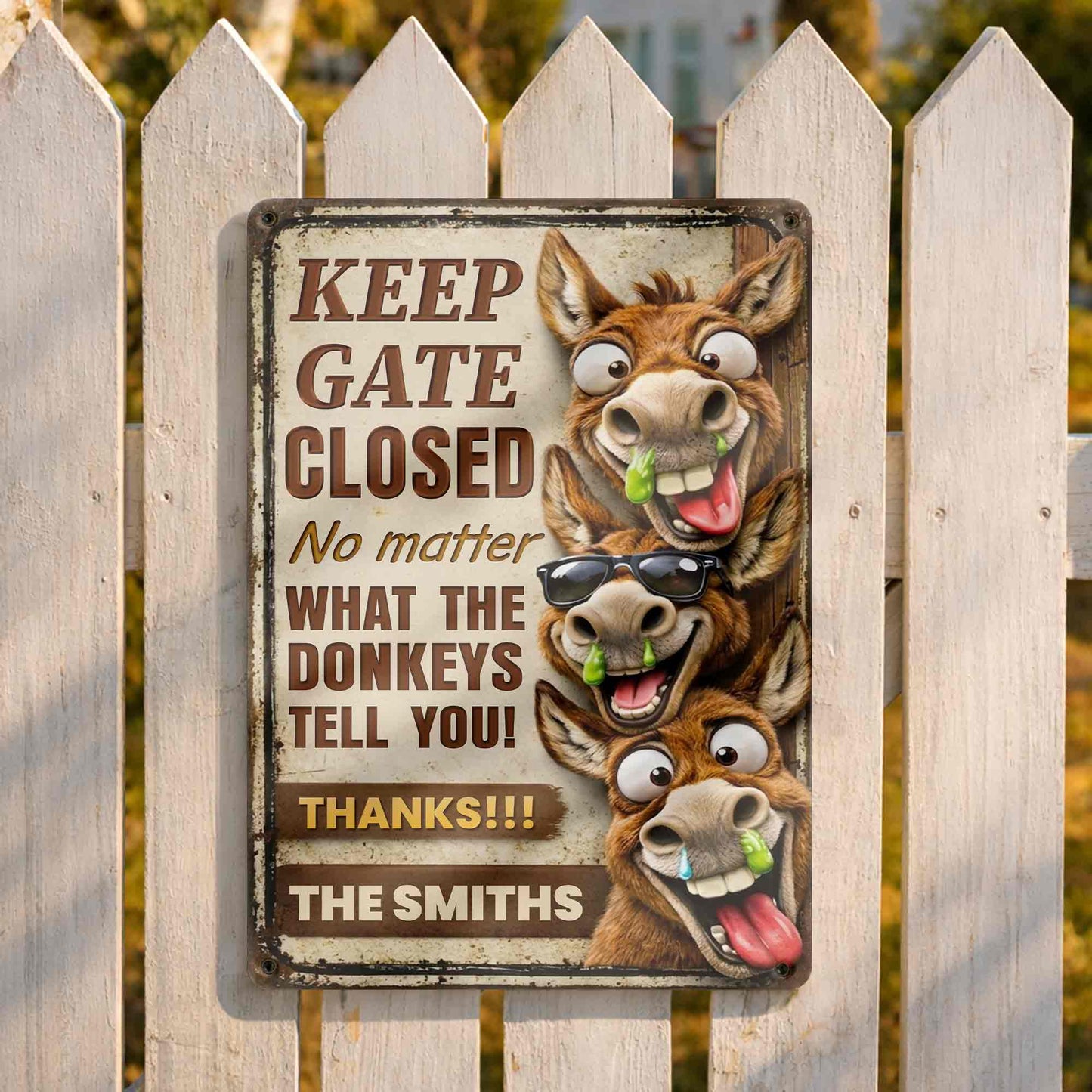 Metal Sign detail view for Dad