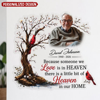 Because Someone We Love Is In Heaven - Personalized Memorial Decal for Car & Home Window