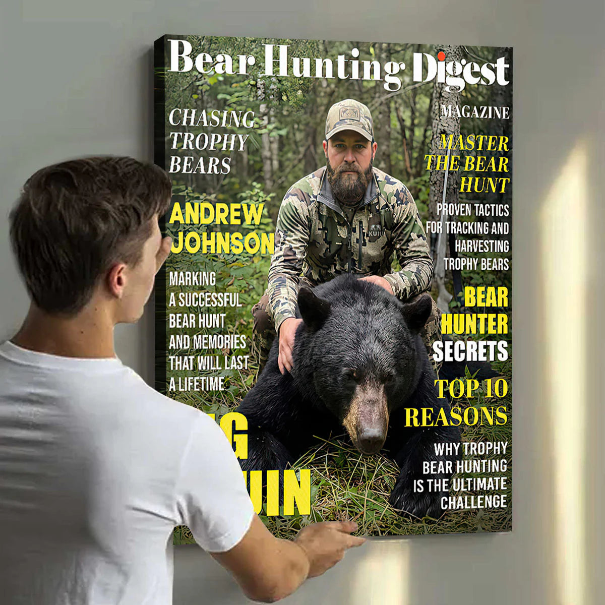 Canvas / Poster gift-ready design for Dad