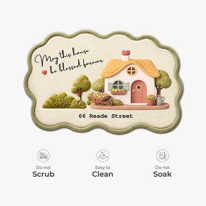 Doormat gift-ready design for Family