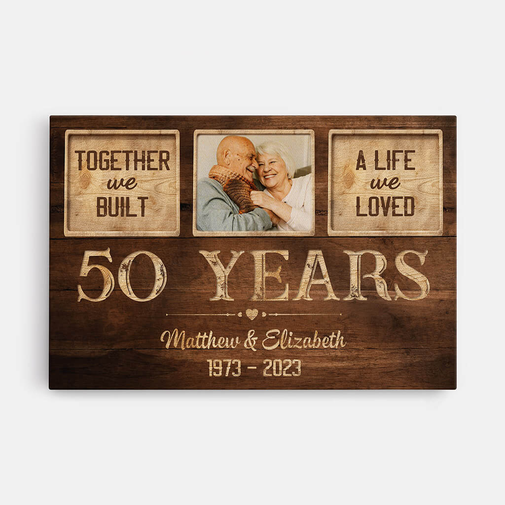 Personalised A Life We Loved Canvas - PRINTS10
