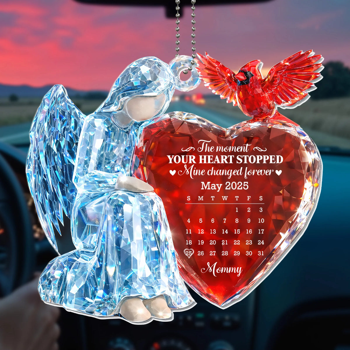 The Moment Your Heart Stopped, Angel And Heart Ornament