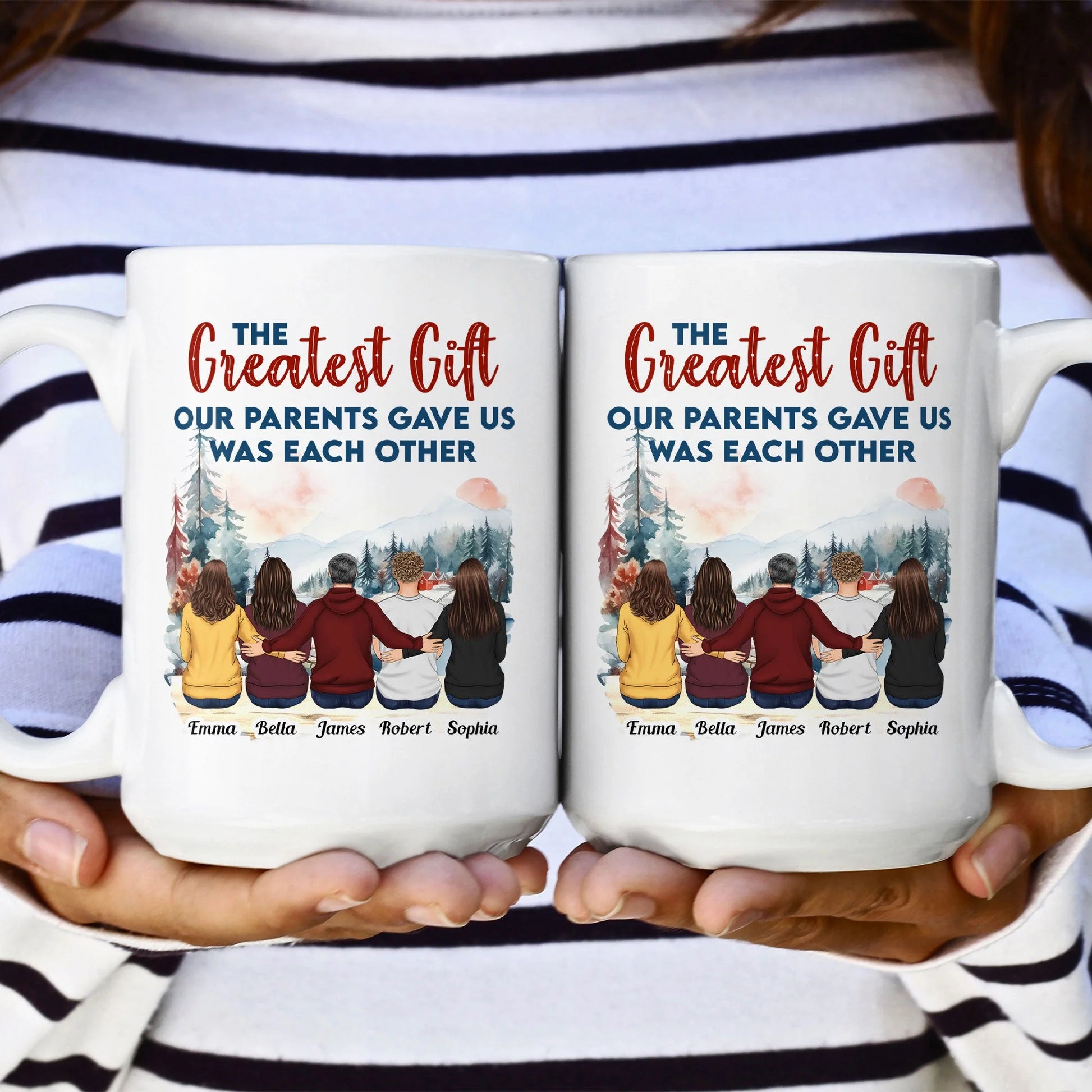 Personalized Sibling Mug for Sister with personalized design details for meaningful gifting image 10