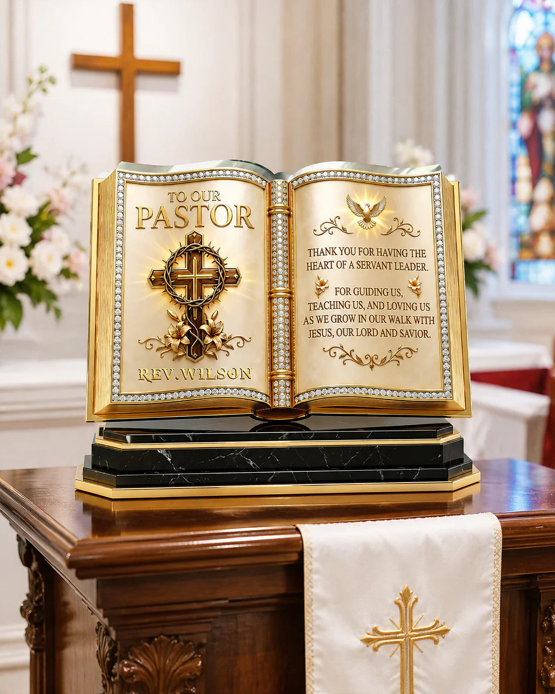 Personalized Pastor Appreciation Gift personalization view for Coworker / Boss