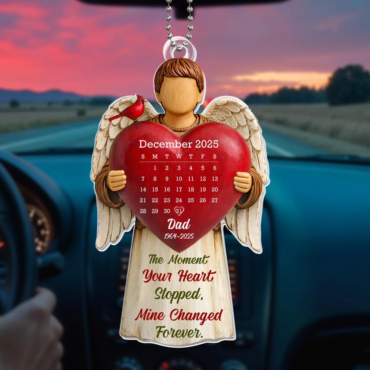 The Moment Your Heart Stopped, Angel Holding Heart