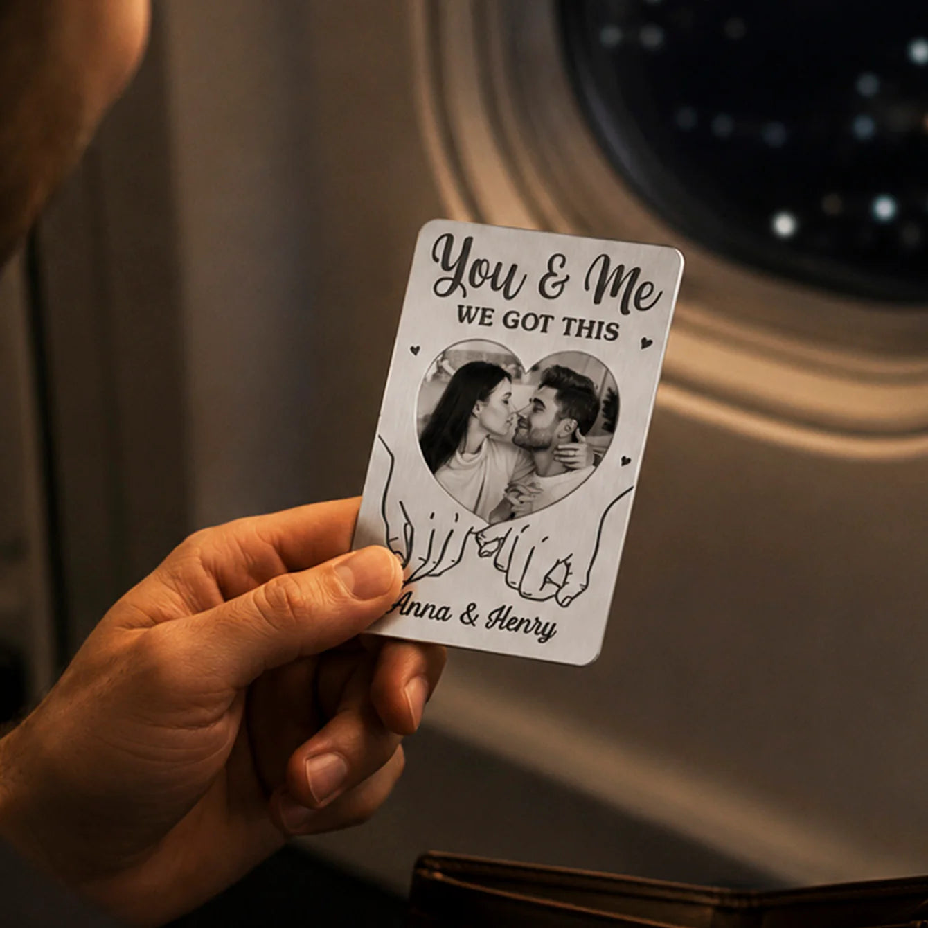 Wallet Card gift-ready design for Husband