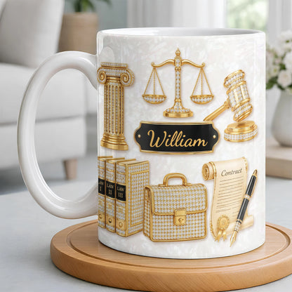 Personalized Lawyer Mug personalization view for Best Friends