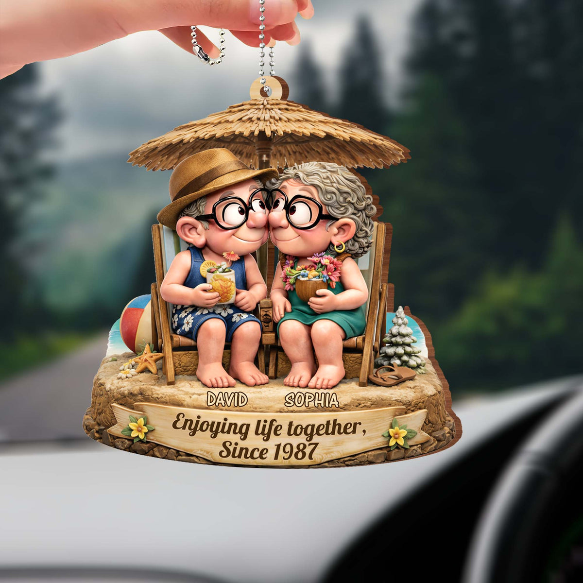 Enjoying Life Together With Tropical Theme