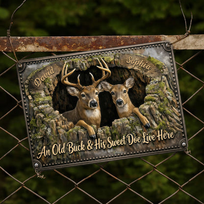 Metal Sign gift-ready design for Couples