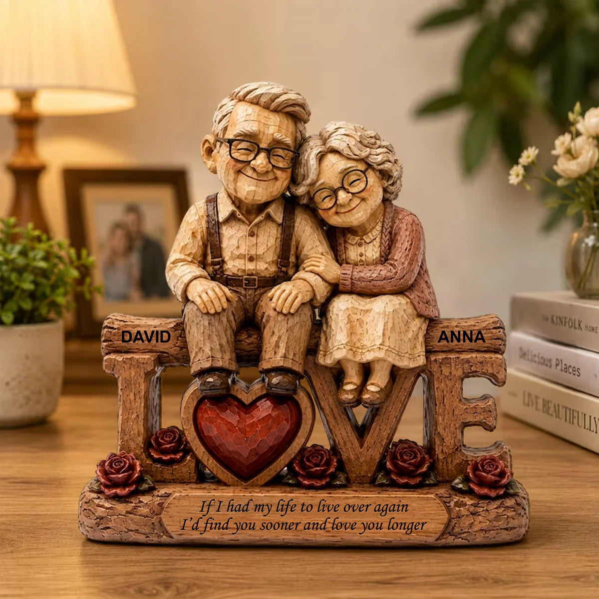 Wooden Ornament gift-ready design for Grandma