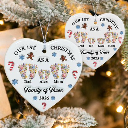 Our First Christmas Floral - Personalized 3D Effect Heart Ceramic Ornament b1824c39-f3d4-4d54-bc64-0c76639410ef-4.png