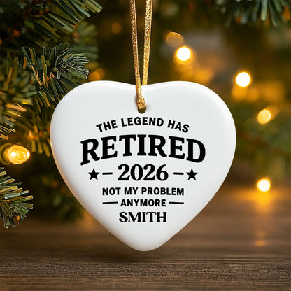Ceramic Ornament gift-ready design for Coworker / Boss