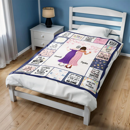 Blanket gift-ready design for Best Friends
