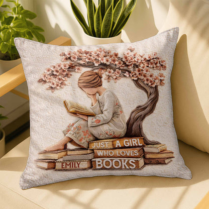 Just A Girl Who Loves Books, Flowers And Tree