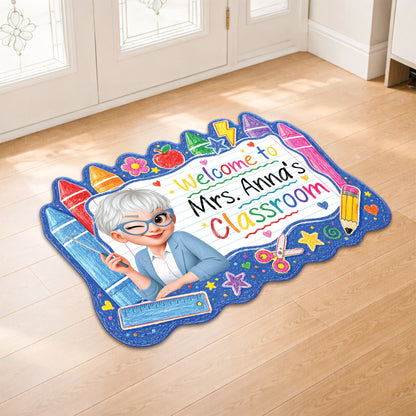 Personalized Teacher Doormat personalization view for Teacher