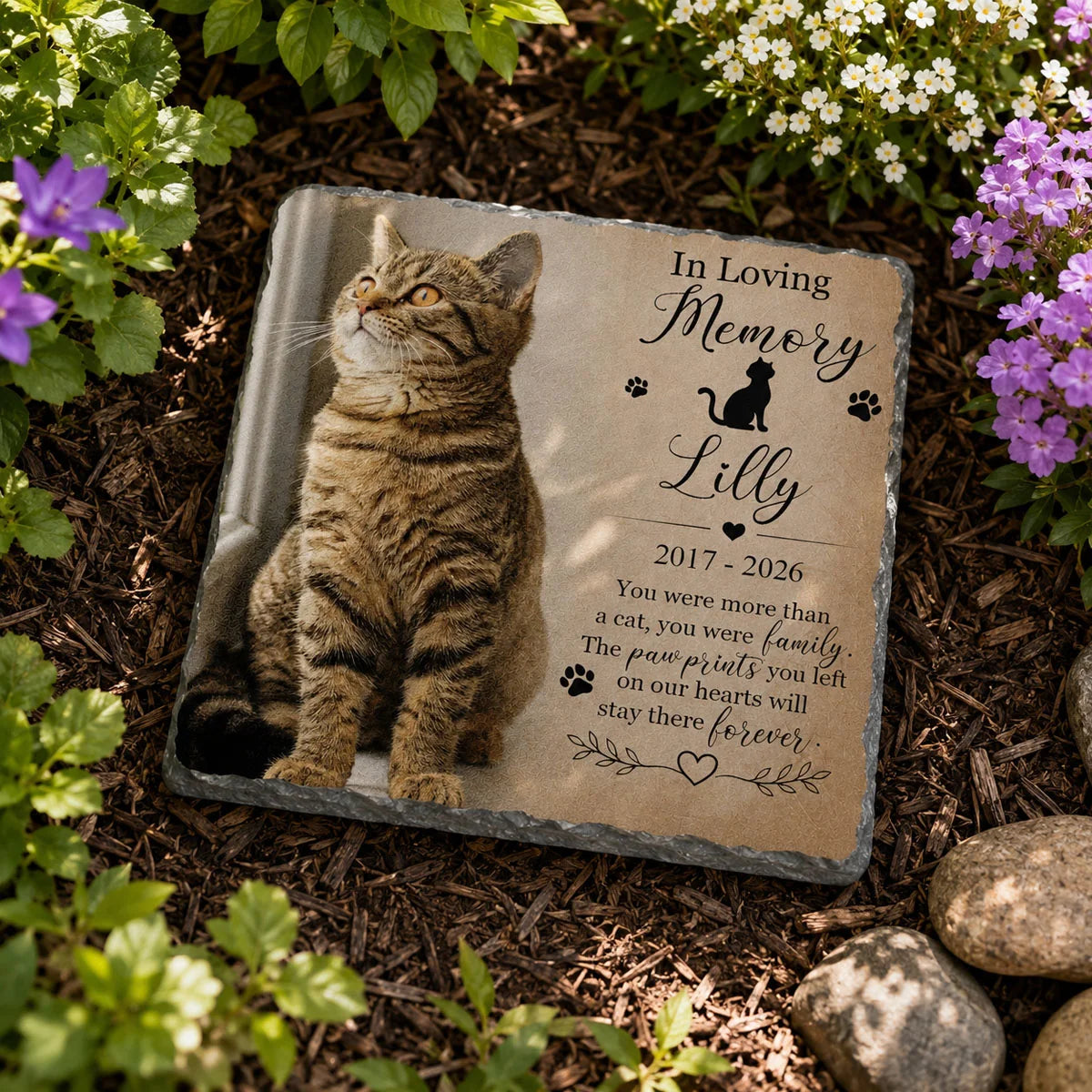 You Were More Than A Pet - Personalized Pet Photo Memorial Stone