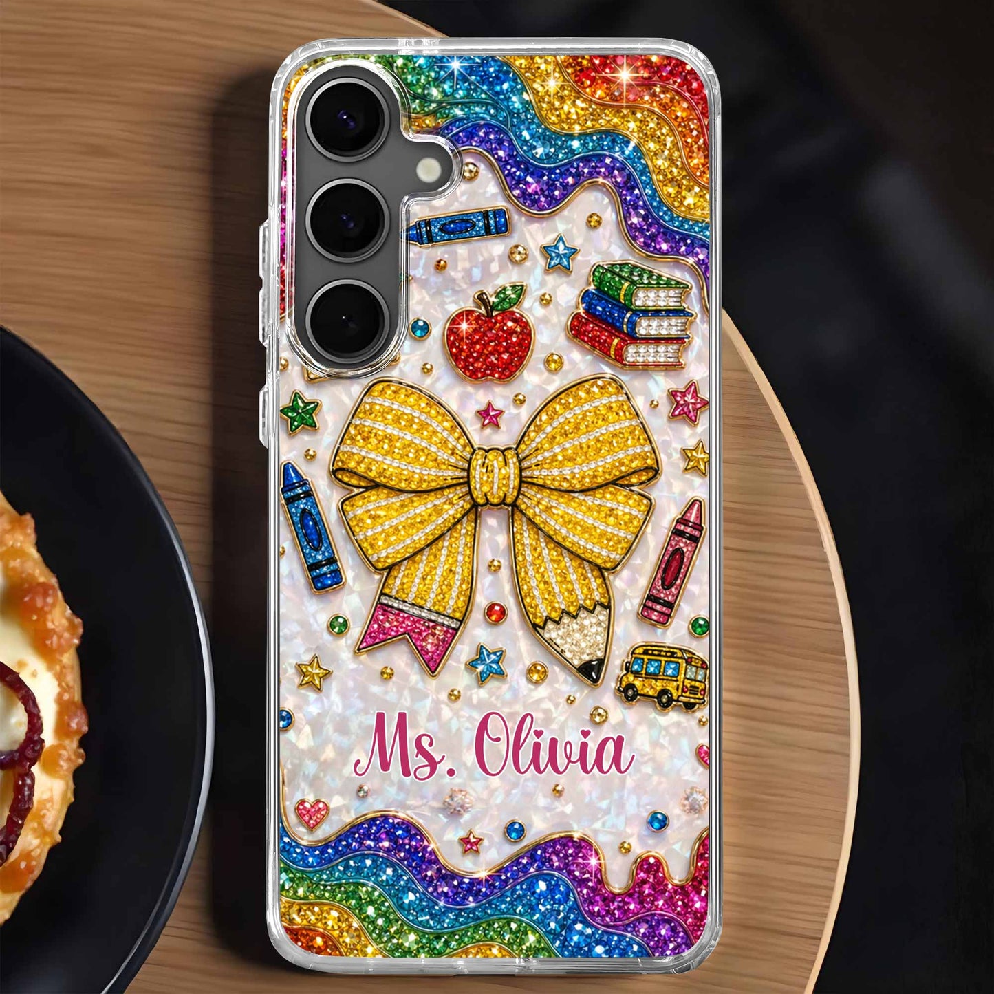 Personalized Teacher Clear Phone Case personalization view for Teacher