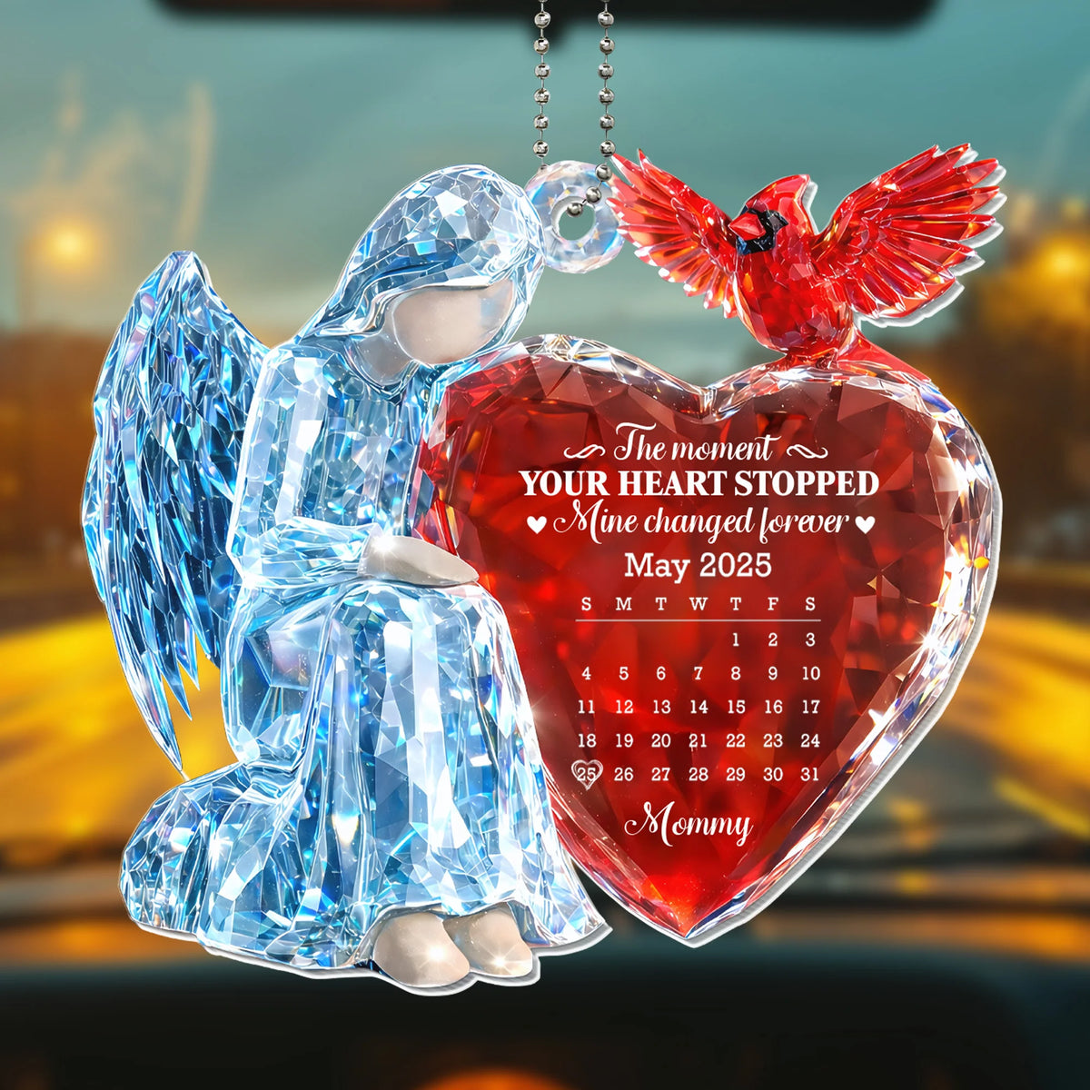 The Moment Your Heart Stopped, Angel And Heart Ornament