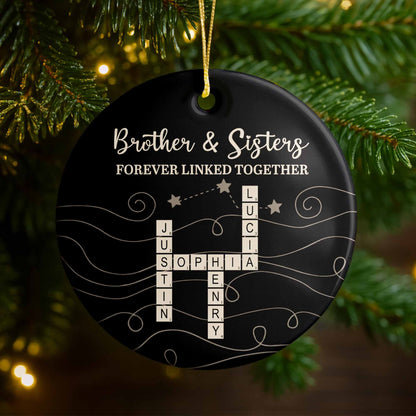 Brother & Sisters Forever Linked Together, Crossword Design