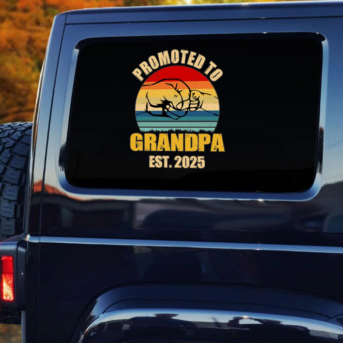 Decal / Sticker gift-ready design for Grandpa