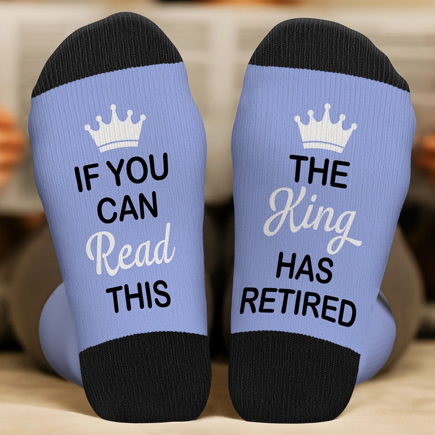 Personalized Retirement Socks personalization view for Mom