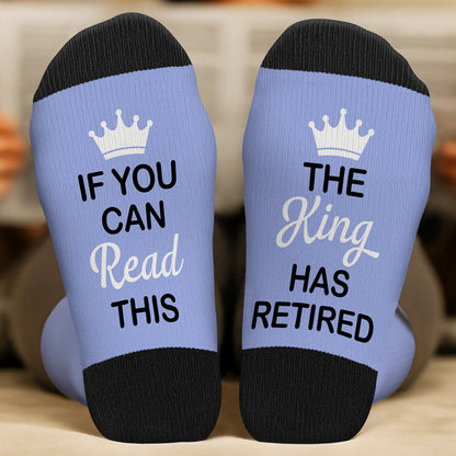 Personalized Retirement Socks personalization view for Mom