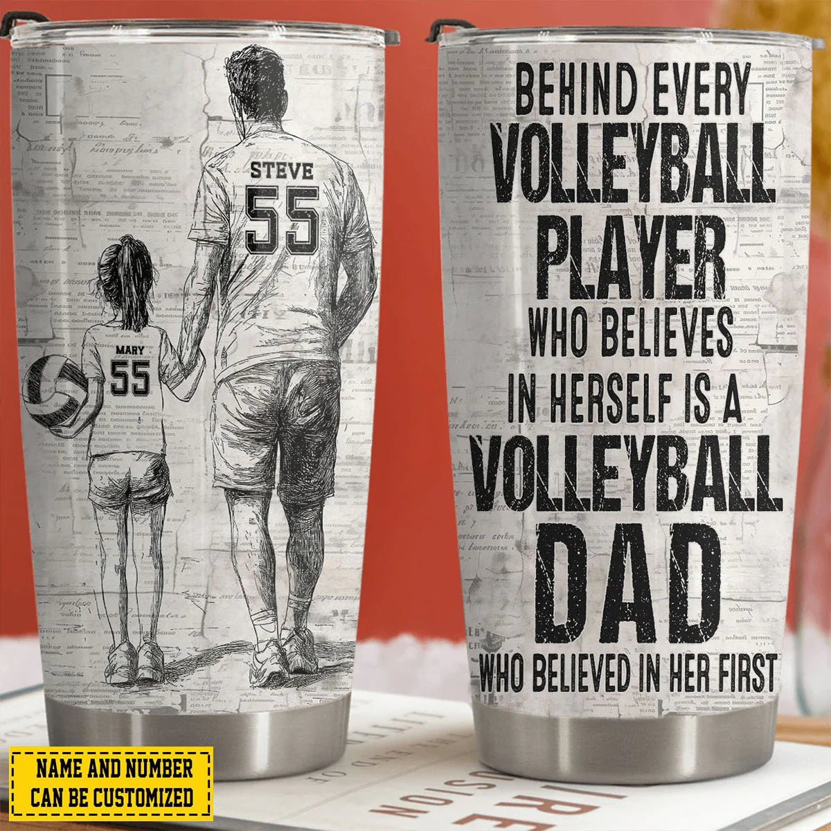 Tumbler detail view for Dad