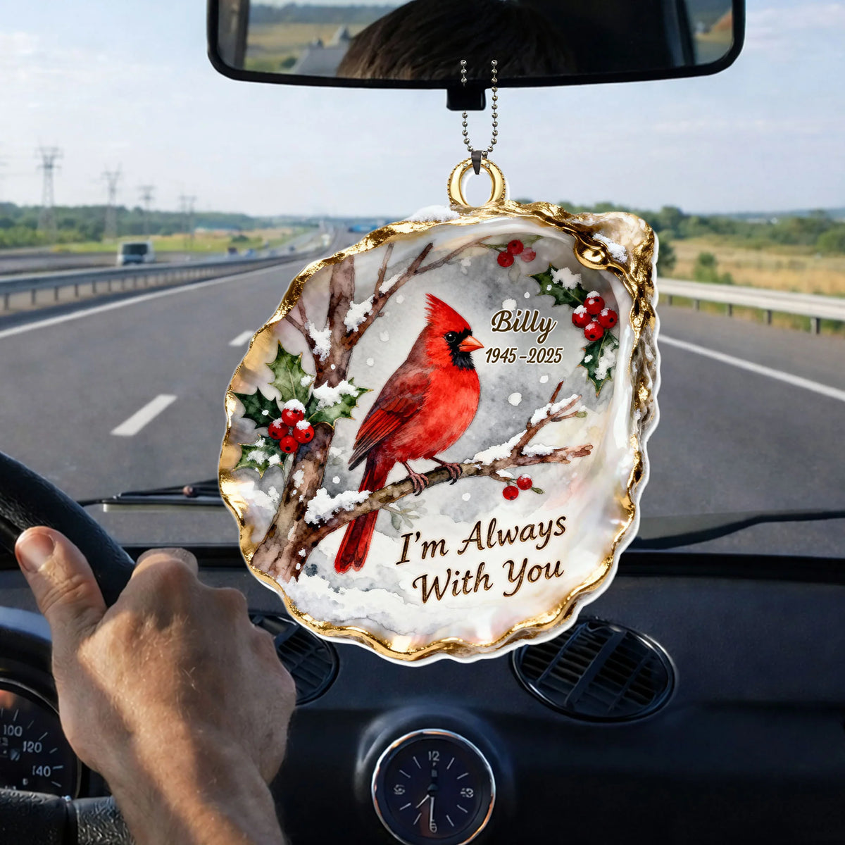 I'm Always With You, Cardinal and Berries Ornament