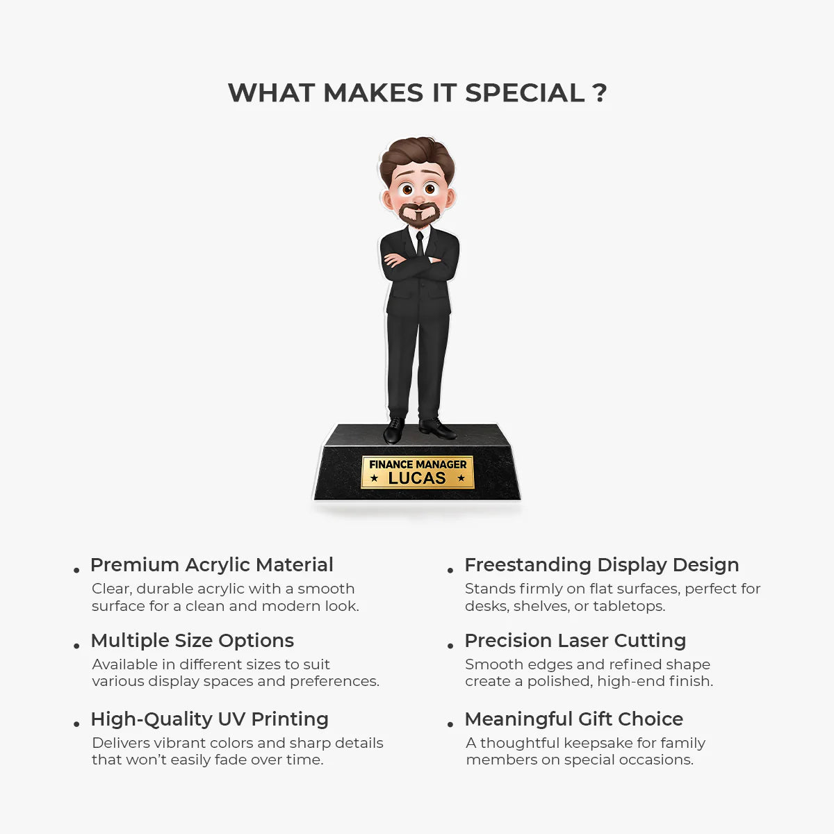 Plaque gift-ready design for Coworker / Boss
