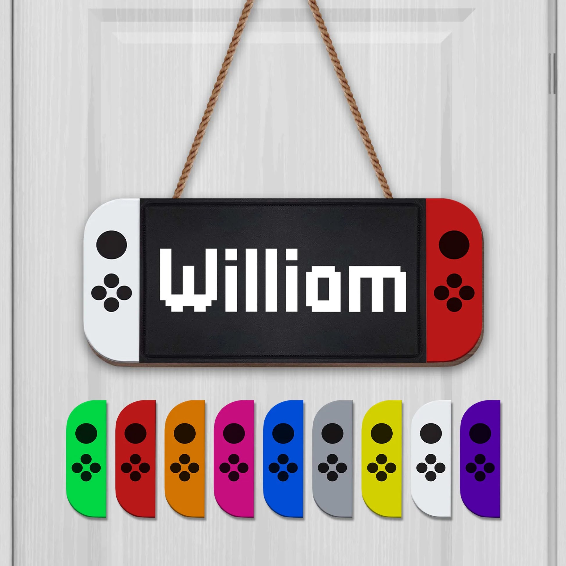 Custom Gaming Wood Sign for Son/Grandson with personalized design details for meaningful gifting