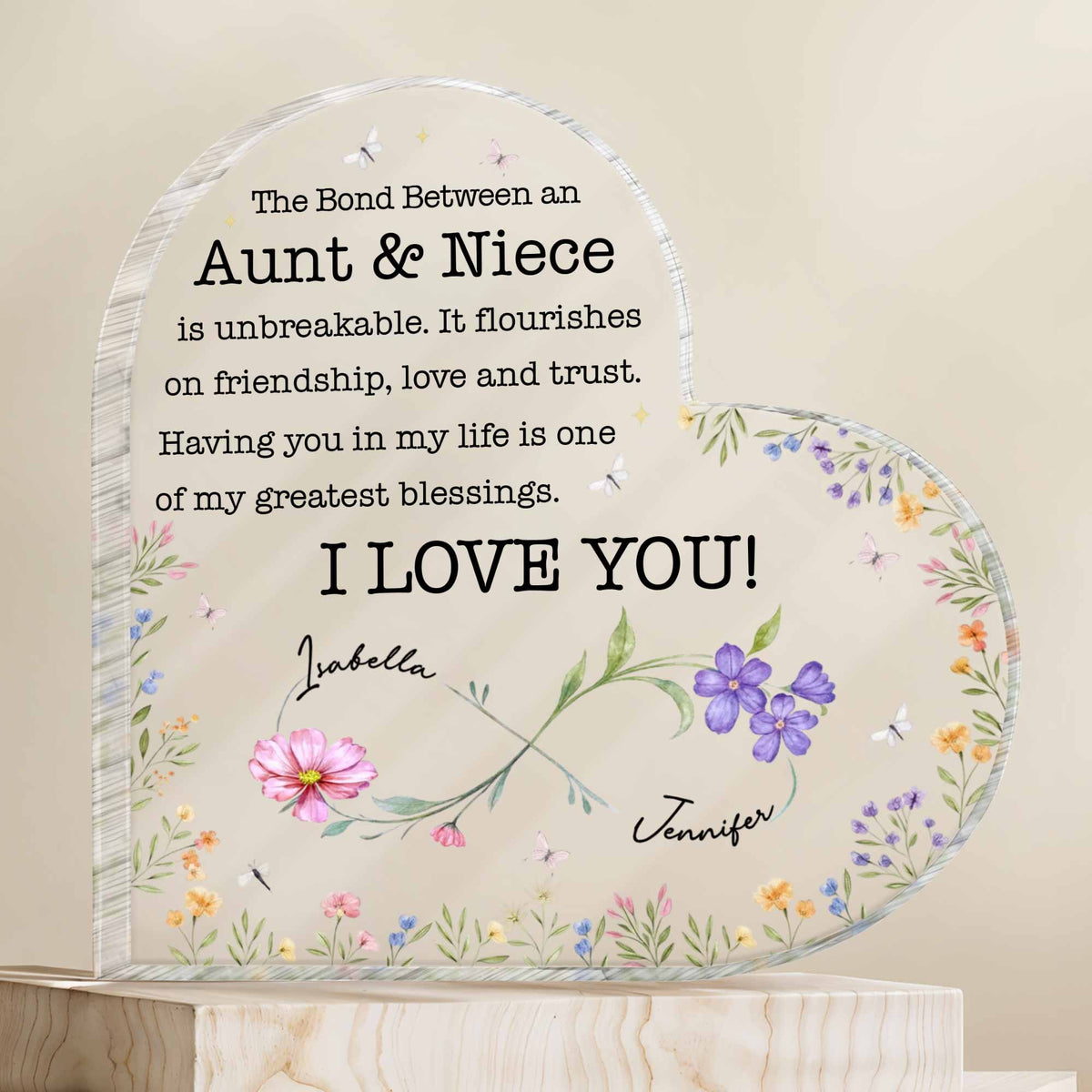 The Bond Between An Aunt & Niece, Flowers