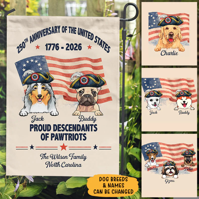 Garden Flag detail view for Dog Lovers