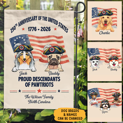 Garden Flag detail view for Dog Lovers