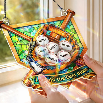 Personalized Mom Suncatcher personalization view for Mom