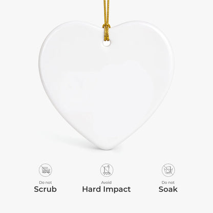 True Friends Are Like Sea Glass – Personalized Ceramic Ornament for Best Friends, Gift