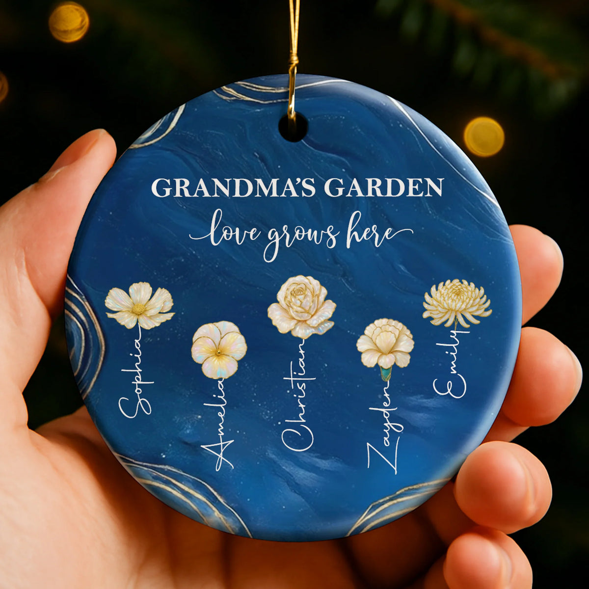 Grandma's Garden Love Grows Here With Flowers