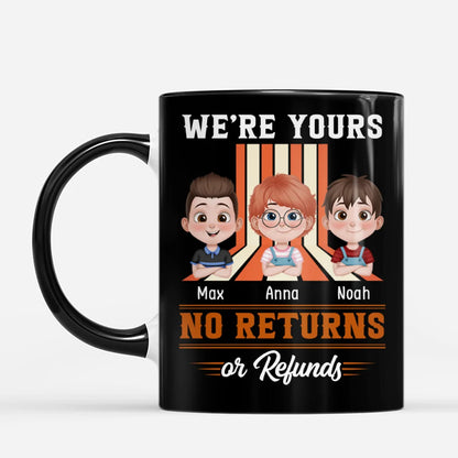 Custom Dad Mug With Kids Names personalization view for Dad